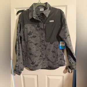 Columbia Black and Gray Patterned Jacket